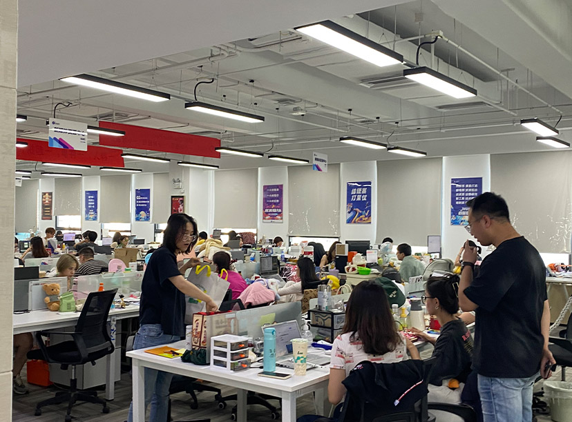 玻璃文化墻，企業(yè)文化墻，電商文化墻制作(圖2)